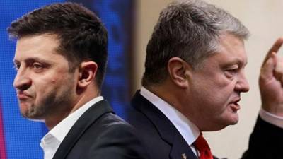 Зеленский и Порошенко вступили в перепалку в соцсетях