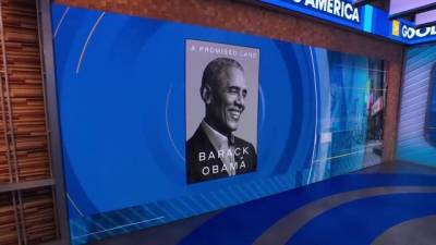 Первый том книги Обамы "Земля обетованная" установил рекорд продаж в США