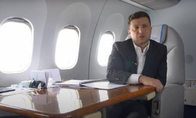 Зеленскому улучшат Интернет в самолете за 32 млн гривен