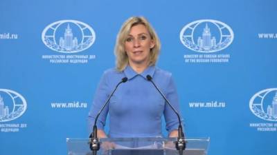 Захарова анонсировала переговоры Лаврова с главами МИД Ирана и Ирака