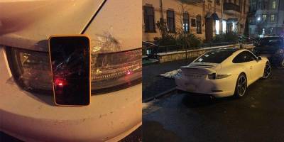 Киевская полиция провела целую спецоперацию из-за подозрительного предмета на машине. Оказалось, так девушка просто вернула подарок парню