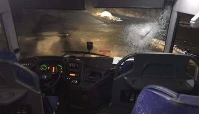 На автобус «Чернигов - Киев» снова напали неизвестные