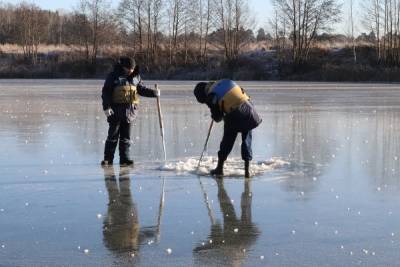 Толщина льда на Кокшаге в Йошкар-Оле не превышает 9 см