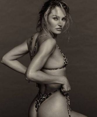 Леопардовое бикини + джинсы: новые соблазнительные фото Кэндис Свейнпол