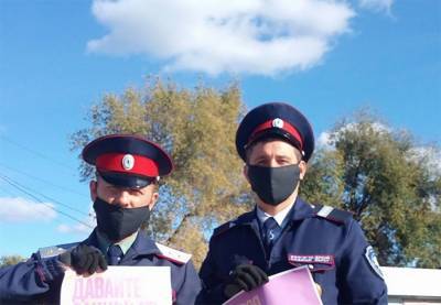 В Ростовской области казаки устроили пикет
