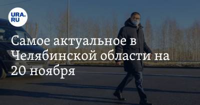 Самое актуальное в Челябинской области на 20 ноября. Общепит не сможет работать ночью, скончался первооткрыватель Аркаима