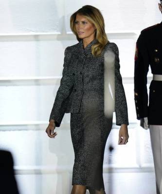 Вечная классика: Мелания Трамп в твидовом костюме, который никогда не выйдет из моды