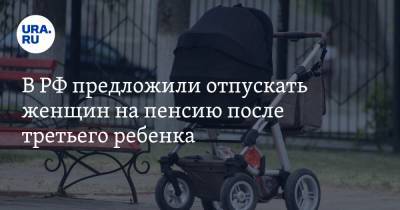 В РФ предложили отпускать женщин на пенсию после третьего ребенка