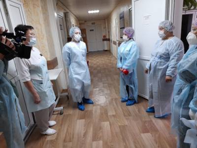 Серебряные волонтеры не увидели проблем в углегорской больнице