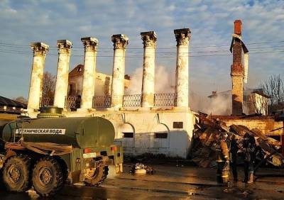 В Касимове сгорел памятник истории XIX века
