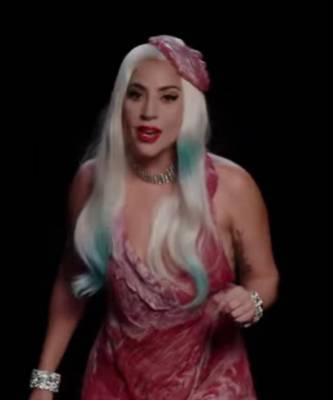 Леди Гага вновь появилась в знаменитом мясном платье