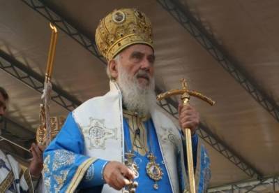 От COVID-19 умер патриарх Сербский Ириней