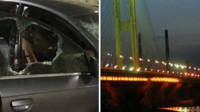 "Бандитские разборки" на Южном мосту всколыхнули весь Киев: фото и подробности происходящего