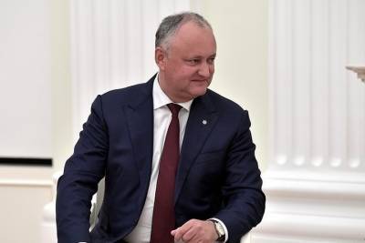 Додон рассказал об инаугурации нового президента Молдавии