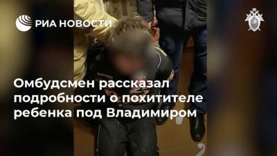 Омбудсмен рассказал подробности о похитителе ребенка под Владимиром