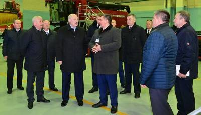 Александр Лукашенко с рабочей поездкой в Гомельской области