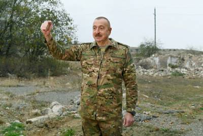 Алиев назвал войну в Карабахе правом Азербайджана