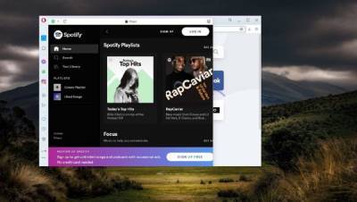 Opera получила проигрыватель, через который можно пользоваться Spotify, Apple Music или YouTube