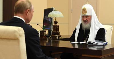 Путин встретился с патриархом Кириллом в день его рождения