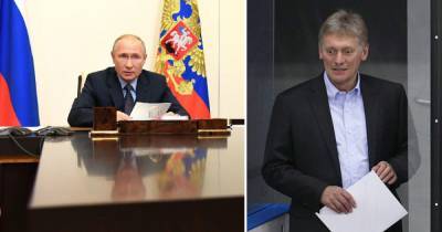 В Кремле заявили, что инструкций о размещении портретов Путина нет