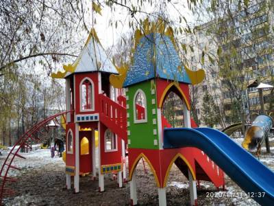 Новые детские площадки появились в Советском районе