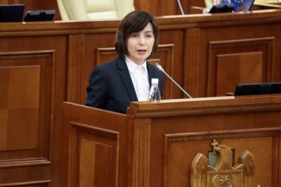 Санду выразила надежду на возможность воссоединения Молдавии