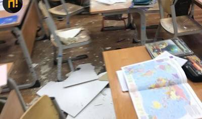 Архангельский школьник пострадал после падения потолка в классе