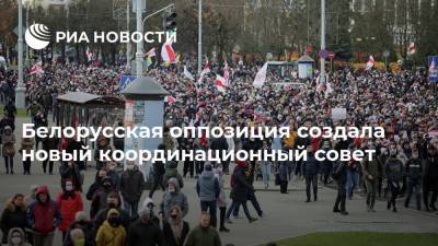 Белорусская оппозиция создала новый координационный совет