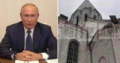 Путин: святыни в Карабахе должны быть сохранены с подключением ЮНЕСКО