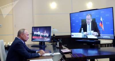 Налицо попытки сорвать трехстороннее заявление по Карабаху - Лавров доложил Путину
