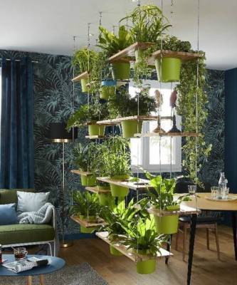 Растения в интерьере: 35+ креативных идей
