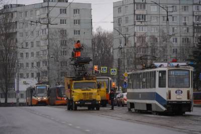 В Смоленске остановились трамваи