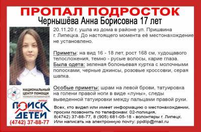 Анна Чернышева - В Липецке ищут девушку со шрамом на брови - lipetskmedia.ru - Липецк