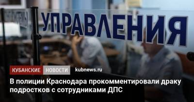 В полиции Краснодара прокомментировали драку подростков с сотрудниками ДПС