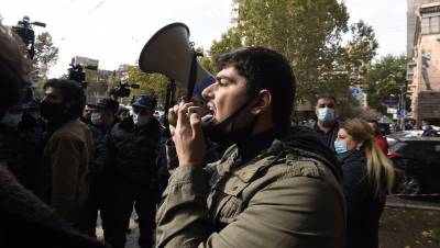 В Ереване проходит очередная акция протеста с требованием отставки Пашиняна