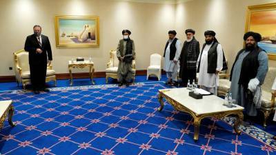 Помпео встретился в Катаре с талибами и представителями афганского правительства