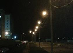 На улице Емлютина в Орле восстановили освещение
