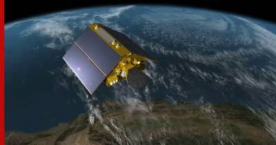 Запуск новейшего европейского спутника сняли на видео