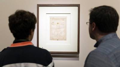 Ученые нашли на рисунках Леонардо да Винчи бактерии и человеческую ДНК