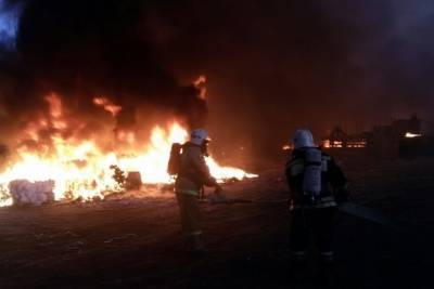 Ночью в Ивановской области в очередной раз сгорела заброшка