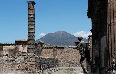 В Помпеях нашли останки двух жертв извержения вулкана