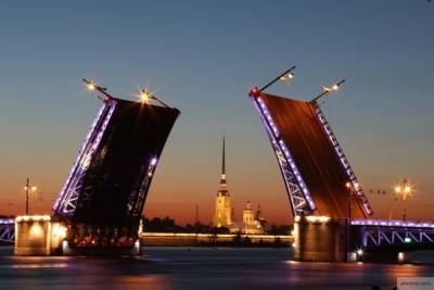 В ночь на воскресенье мосты в Петербурге не разводили из-за непогоды