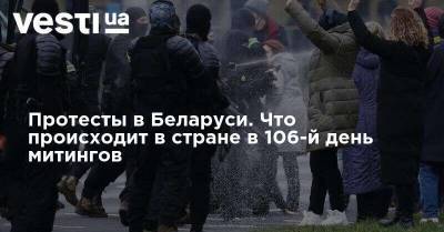 Протесты в Беларуси. Что происходит в стране в 106-й день митингов