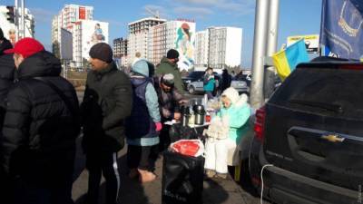 Работники крупнейшего в Одессе рынка устроили протест против локдауна на выходных
