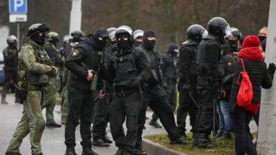 МВД Белоруссии подтвердило применение спецсредств на акции в Минске