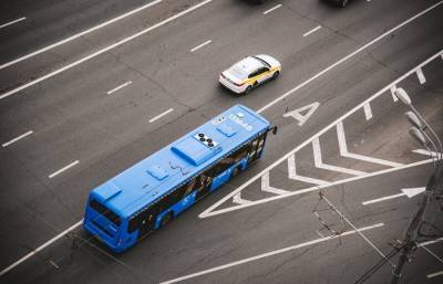 В Москве запустят новые полосы движения для общественного транспорта