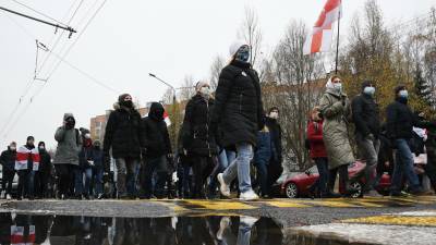Больше двух сотен нарушителей задержаны на протестах в Белоруссии