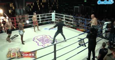 Трое против одного и битва музыкантов: трэш-турнир ММА в Таиланде разорвал Сеть (видео)