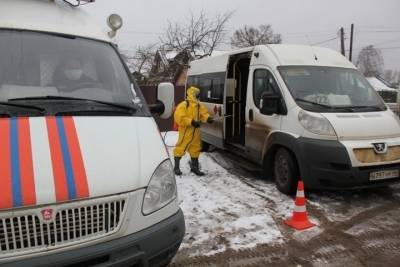 Костромских пожарных бросили на борьбу с короновирусом