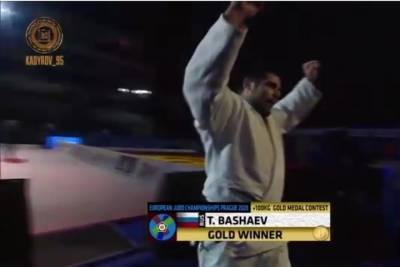 Кадыров поздравил чеченского дзюдоиста с золотом чемпионата Европы